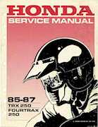 Atv Honda 1985-1987 - Honda TRX 250 Fourtrax 250 Service Manual