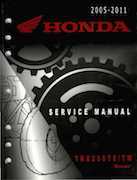 Atv Honda 2005-2011 - Honda Recon TRX250 Service Manual