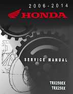 honda recon repair manual 2014