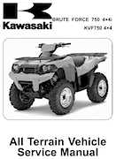 Atv Kawasaki 2008-2009 - Kawasaki Brute Force And KVF 750 4x4i Service Manual