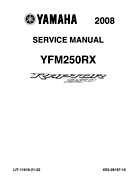 Atv Yamaha 2008 - Yamaha Raptor 250SE 250SE2 Factory Service Manual