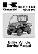Atv Kawasaki KAF - 400 Mule 600-610 4x4 Service Manual