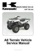 Atv Kawasaki KVF750 - 4x4 2004 Service Manual