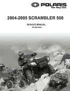 Atv Polaris Scrambler - 500 2004-2005 Service Manual