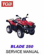 Atv TGB TGB - Blade 250 ATV Quad Service Repair Manual