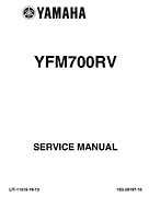YFM700RV SERVICE MANUAL deutsch
