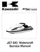 Jet Ski Kawasaki 1992-1995 - Kawasaki 750 SX