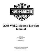 Motorcycles Harley Davidson 2008 - Harley Davidson VRSC Models Service Manual