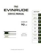 Outboard Motors Johnson Evinrude 1965 - Evinrude 90 HP StarFllite Service Manual 4206
