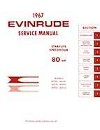 Outboard Motors Johnson Evinrude 1967 - Evinrude StarFlite 80 HP Outboards Service Manual 4359