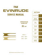 Outboard Motors Johnson Evinrude 1968 - Evinrude 85HP Service Manual