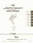 Outboard Motors Johnson Evinrude 1968 - Johnson Outboard Service Manual 1-1 2 HP JM-6801
