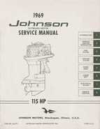 Outboard Motors Johnson Evinrude 1969 - Johnson 115 HP Outboards Service Manual JM 6911