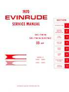 Outboard Motors Johnson Evinrude 1970 - Evinrude Ski-Twin 33 HP Service Manual 4687