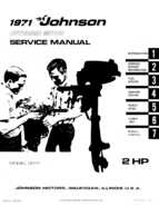 Outboard Motors Johnson Evinrude 1971 - Johnson 2HP Outboards Service Manual