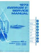 Outboard Motors Johnson Evinrude 1973 - Evinrude Norseman 40 HP Service Manual
