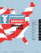 Outboard Motors Johnson Evinrude 1976 - Evinrude 2 HP 2602 Outboards Service Manual P N 5185