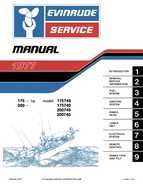 Outboard Motors Johnson Evinrude 1977 - Evinrude 175 200 HP Service Manual P N 5311