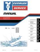 Outboard Motors Johnson Evinrude 1977 - Evinrude 55 HP Outboards OMC Service Manual P N 5307