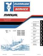 Outboard Motors Johnson Evinrude 1977 - Evinrude 9 9 15 HP Outboard Motor Service Manual P N 5305