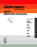Outboard Motors Johnson Evinrude 1977 - Johnson 2HP Outboards Service Manual