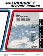 Outboard Motors Johnson Evinrude 1979 - V4 Evinrude Outboard Repair And Service Manual For V4 Engines P N 506764