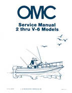Outboard Motors Johnson Evinrude 1982 - Johnson Evinrude 2 Thru V-6 Service Manual PN 392790