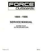 Outboard Motors Mercury 1984-1986 - 9 9-15HP Force Outboards