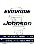 Outboard Motors Johnson Evinrude 1985 - Johnson Evinrude 2 Thru V-6 Model Service Manual-Final Edition