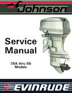 Outboard Motors Johnson Evinrude 1987 - Johnson Evinrude CU 35A Thru 55 Outboards Service Manual