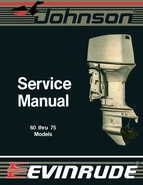 Outboard Motors Johnson Evinrude 1988 - Johnson Evinrude CC 60 Thru 75 Outboards Service Manual