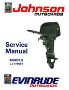 Outboard Motors Johnson Evinrude 1991 - Johnson Evinrude EI 2 3 Thru 8 Outboards Service Manual