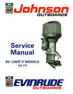 Outboard Motors Johnson Evinrude 1991 - Johnson Evinrude EI 60 Loop V Models 150 175 Outboards Service Manual