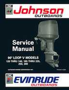 Outboard Motors Johnson Evinrude 1992 - Johnson Evinrude EN 90 LV Service Manual PN 508147