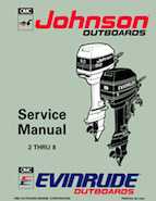 Outboard Motors Johnson Evinrude 1993 - Johnson Evinrude ET 2 Thru 8 Service Manual PN 508281