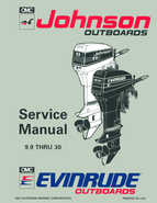Outboard Motors Johnson Evinrude 1993 - Johnson Evinrude ET 9 9 Thru 30 Service Manual PN 508282