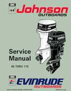 1993 Johnson Evinrude ET 90 degrees CV Service Manual