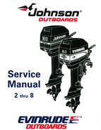 Outboard Motors Johnson Evinrude 1995 - Johnson Evinrude 2-8 Outboards Service Manual