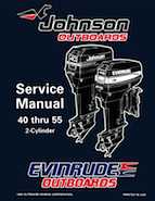 1996 Johnson Evinrude ED 40 thru 55 2-Cylinder Service Manual
