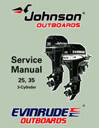 Outboard Motors Johnson Evinrude 1997 - Johnson Evinrude EU 25-35 3-Cylinder Outboards Service Manual