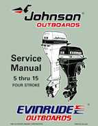 Outboard Motors Johnson Evinrude 1997 - Johnson Evinrude EU 5 Thru 15 Four-Stroke Service Manual 507262