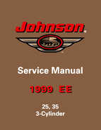 Outboard Motors Johnson Evinrude 1999 - EE Johnson 25 35 3-Cylinder Outboards Service Manual