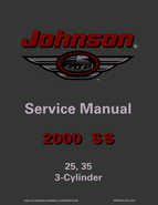 Outboard Motors Johnson Evinrude 2000 - Johnson SS 25 35 3-Cylinder Outboards Service Manual