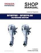 Outboard Motors Honda 2001-2014 - Honda BF BFP8D BF BFP9 9D Service Manual