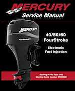 Outboard Motors Mercury 2002-2004 - Mercury 40HP 50HP 60HP Service Repair Manual
