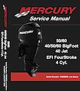 Outboard Motors Mercury 2002 - Mercury Mariner 40 50 60 4-Stroke EFI Outboard Service Manual