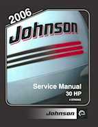 Outboard Motors Johnson Evinrude 2006 - Johnson SD 30 HP 4-Stroke Outboards Service Manual 5006592