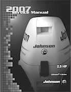 Outboard Motors Johnson Evinrude 2007 - Johnson 2 HP 4-Stroke Service Manual 5007217