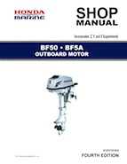 Outboard Motors Honda 2014 - Honda BF50 BF5A Service Manual