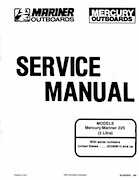 Outboard Motors Mercury Mercury - Mariner Outboard 225 3 Litre Service Manual 1994
